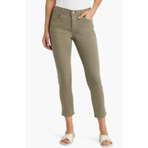 Nordstrom Wit & Wisdom Olive 'Ab'Solution High Waist Ankle Skinny Pants Size 2